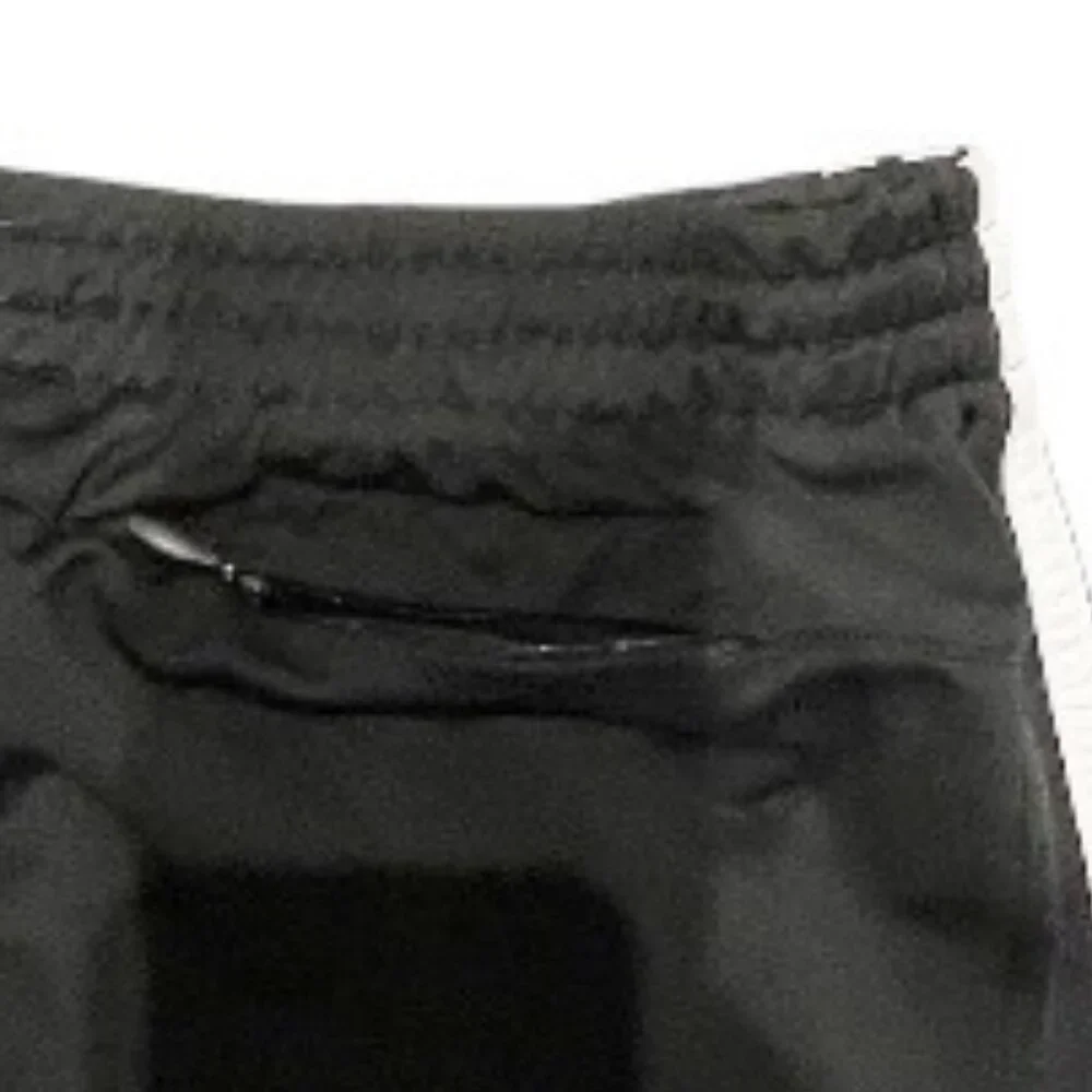 Adidas Size Youth Large Track Pants Sweatpants Black w/ White 3 Stripes